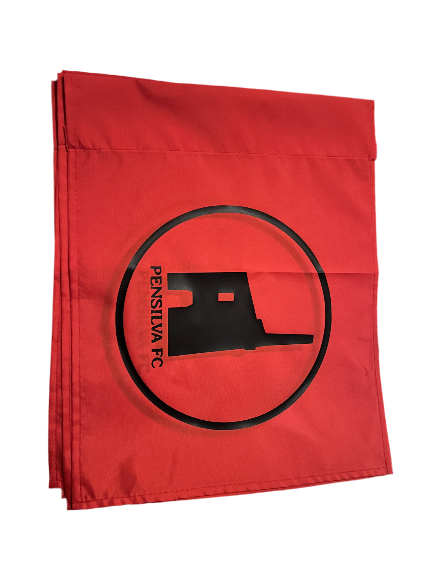 Customised Printed Corner / Post Flags (Single Colour Flag & Logo)