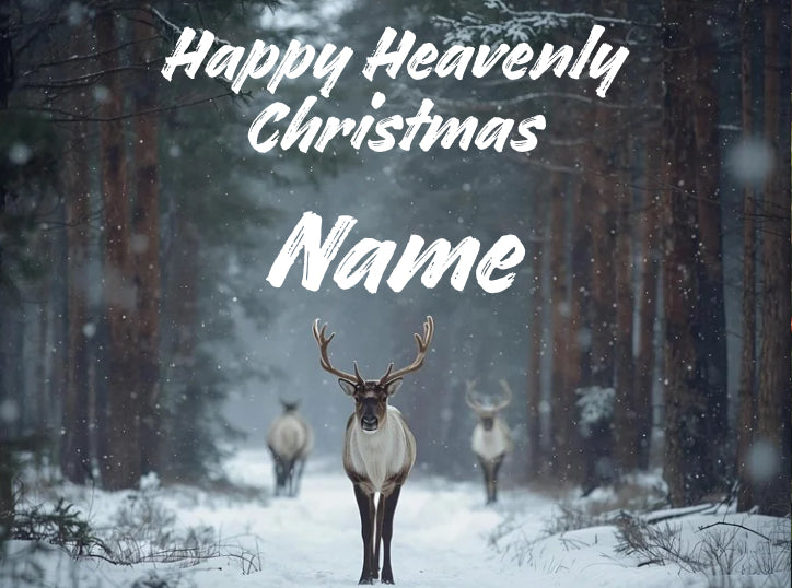 Personalised Christmas Memorial Stakes - for graves and memorials