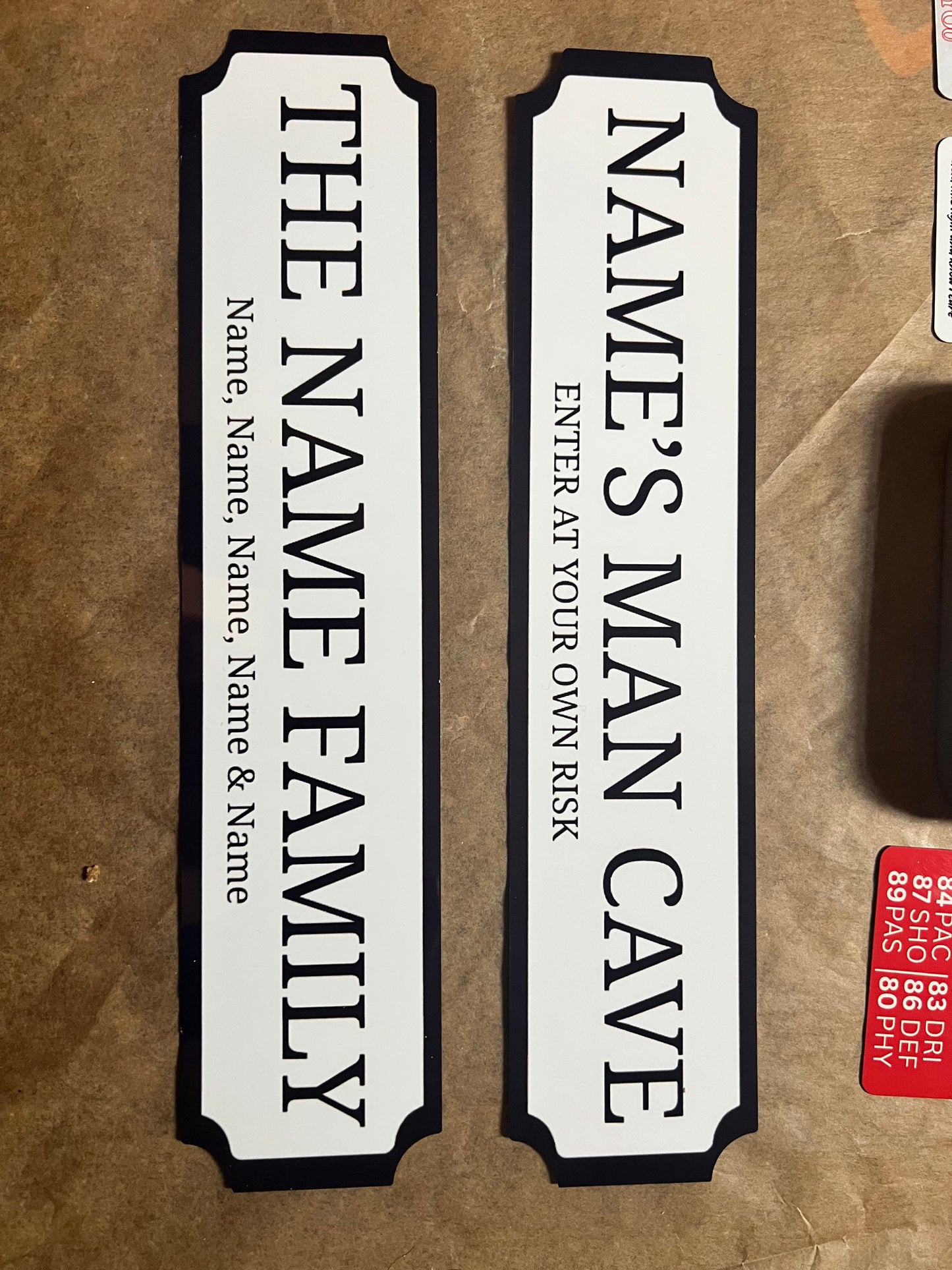 Personalised Street signs - Any name