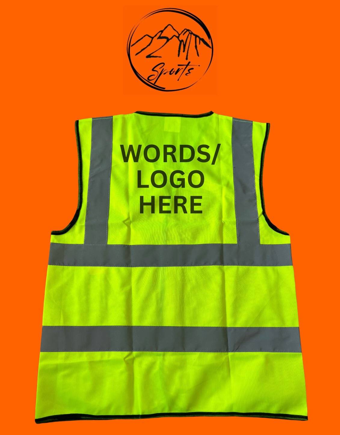 Customised High - Vis Vests - ZM Sports