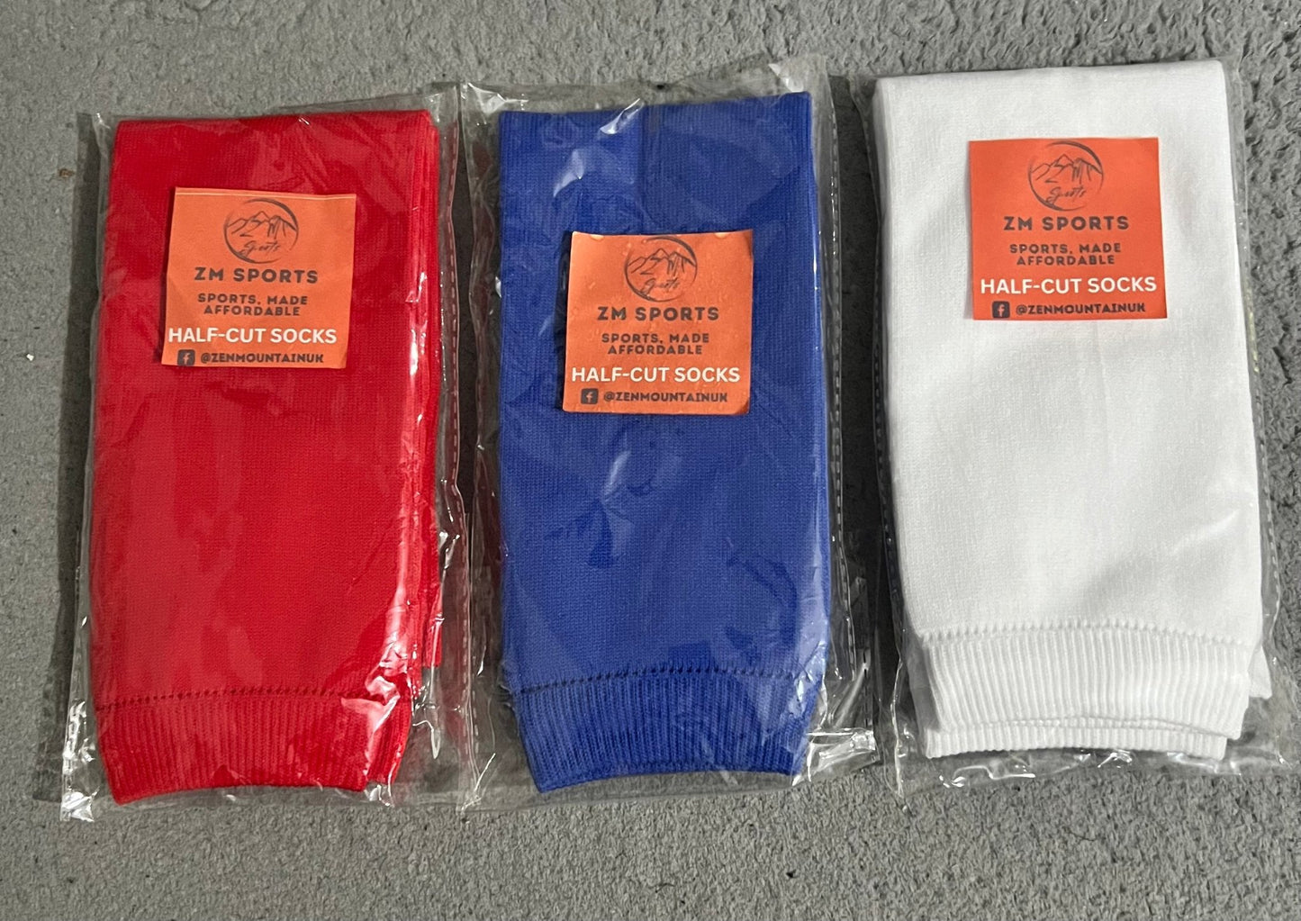 Half - cut socks - ZM Sports