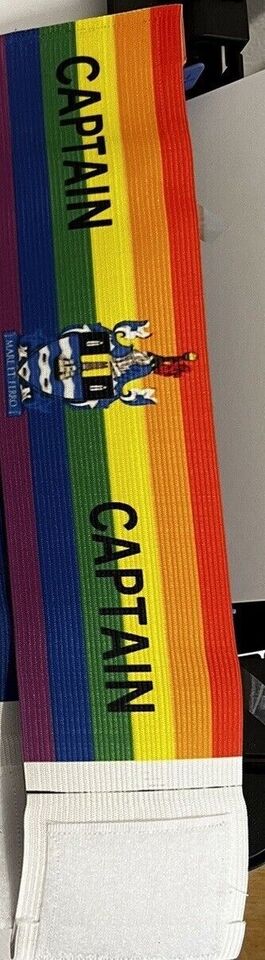 Personalised Rainbow Armband–Captain Armbands - Club Badge - Any size football Sport - ZM Sports