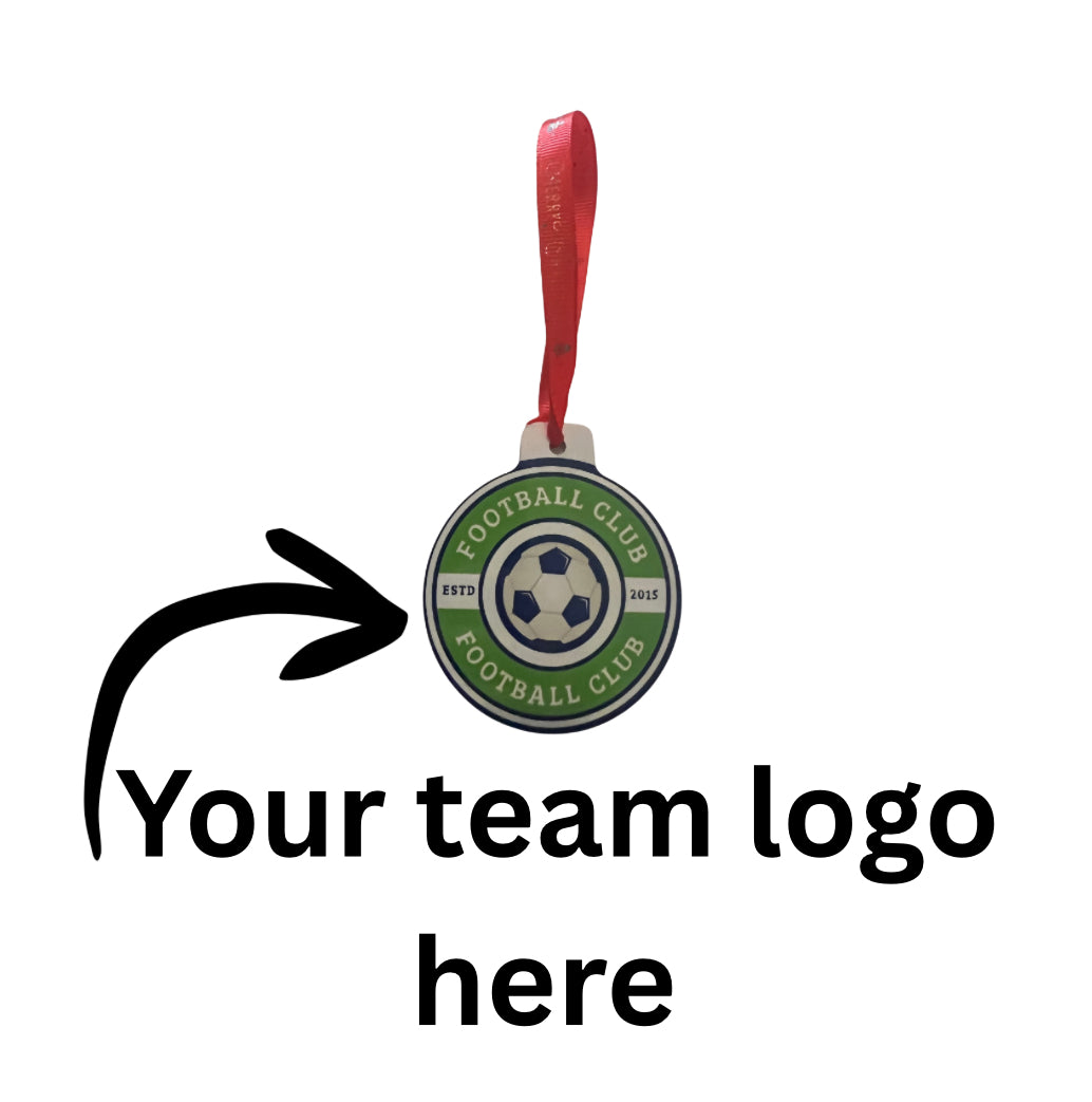 Club logo personalised bauble - one sided