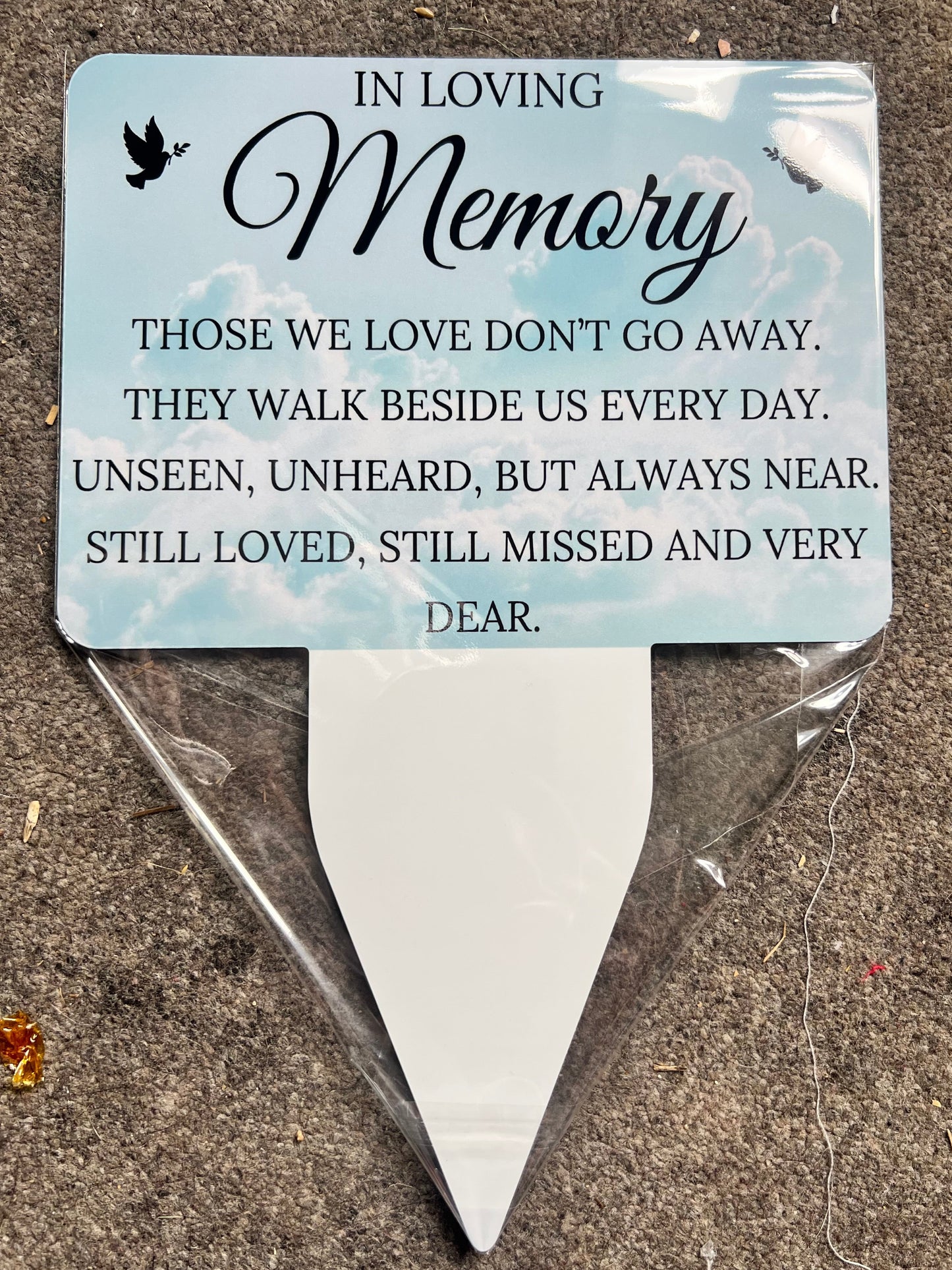In Loving Memory Memorial Garden Stake