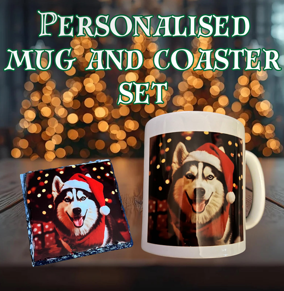 Personalised Mug and coaster set