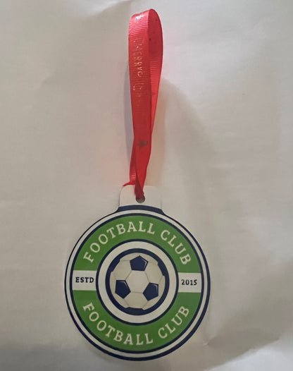 Club logo personalised bauble - one sided