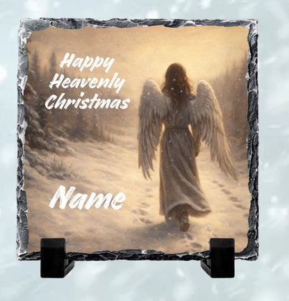 Personalised Christmas Memorial Slates - for graves and memorials