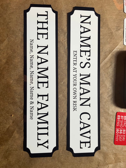 Personalised Street signs - Any name