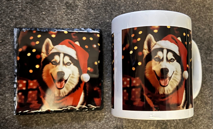 Personalised Mug and coaster set