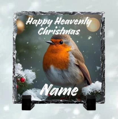 Personalised Christmas Memorial Slates - for graves and memorials