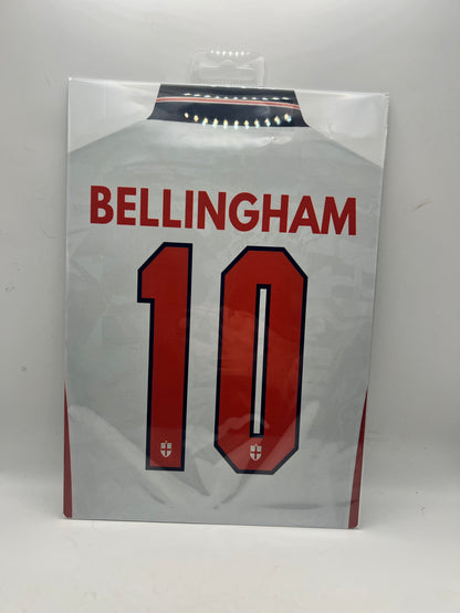 England Football Player A4 Metal print - World Cup 2026