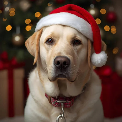 Christmas Dog coaster slates